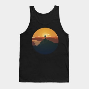 Orange Explorer Tank Top